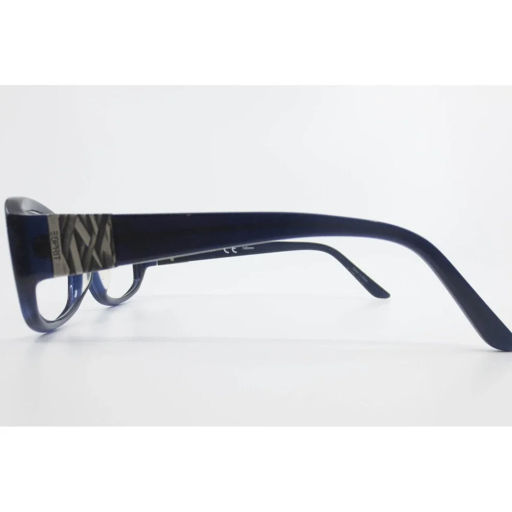 Esprit ET17738 507 Navy Blue Rectangular Eyeglasses Frames 57-14-130